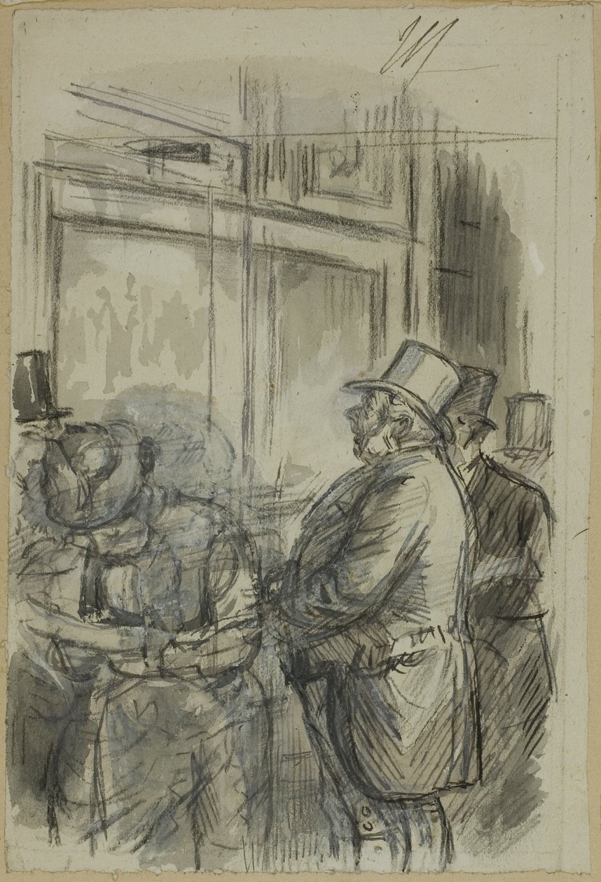 De Aardappeloogst door Charles Samuel Keene