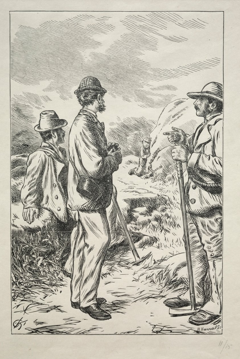 De Drie Namen, 1869 door Charles Samuel Keene