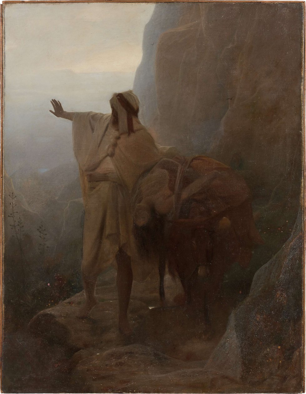 De vrouw van de Leviet Ephraim door Charles Sellier