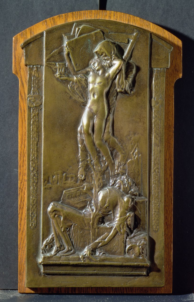 De Dood en het Meisje, ca.1911-12 door Charles Sergeant Jagger