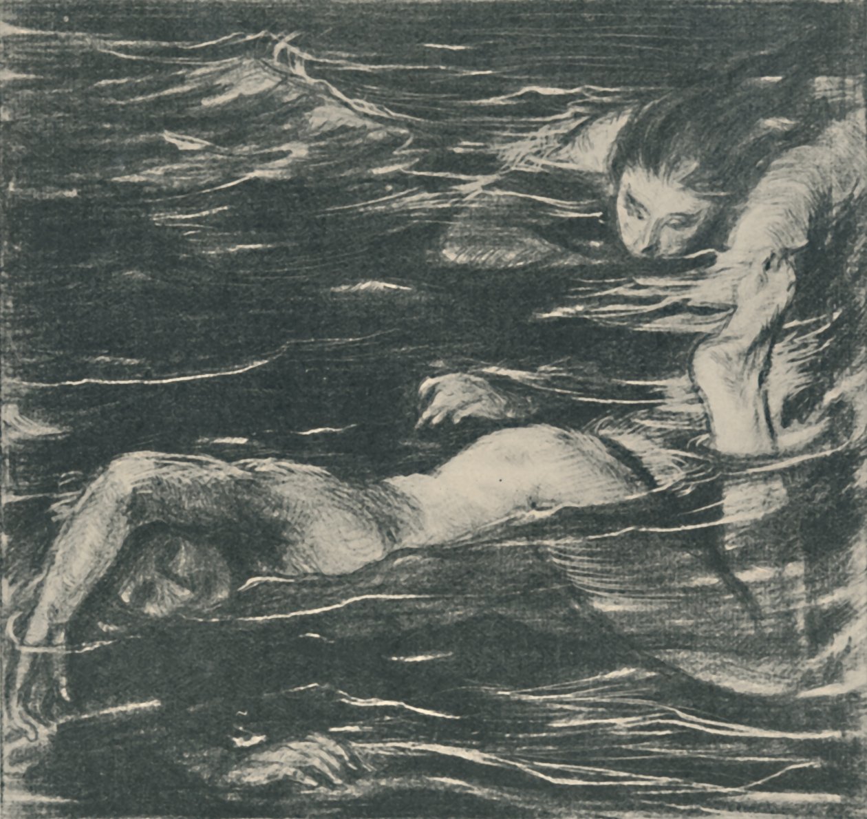 De Achtervolging, 1919 door Charles Shannon