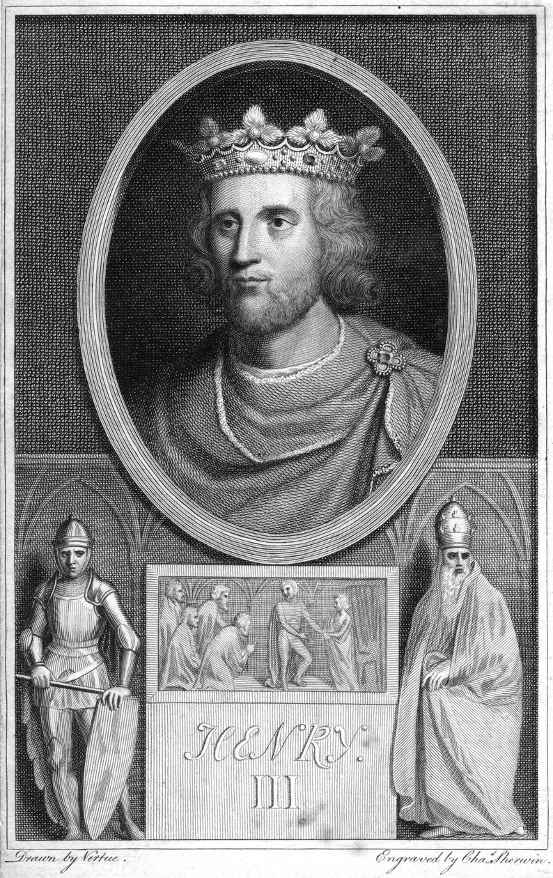 Hendrik III van Engeland, 18e eeuw door Charles Sherwin