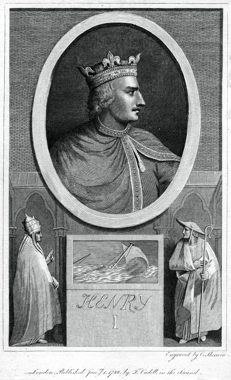 Hendrik I, Koning van Engeland, 1788 door Charles Sherwin