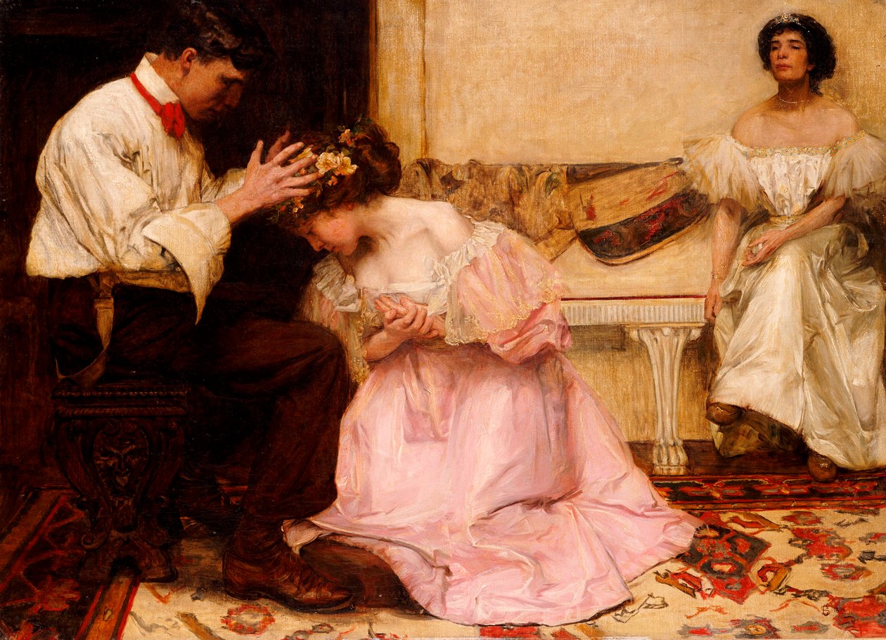 De Twee Kronen, 1896 door Charles Sims