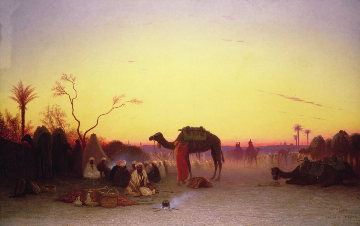 Caïro, Egypte door Charles Theodore  Frere