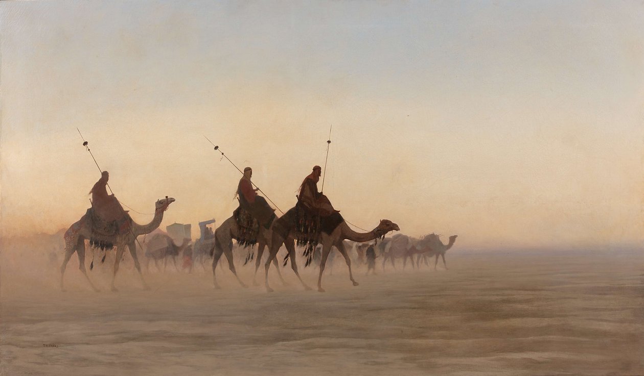 Grote karavaan van Mekka door Charles Theodore Frere