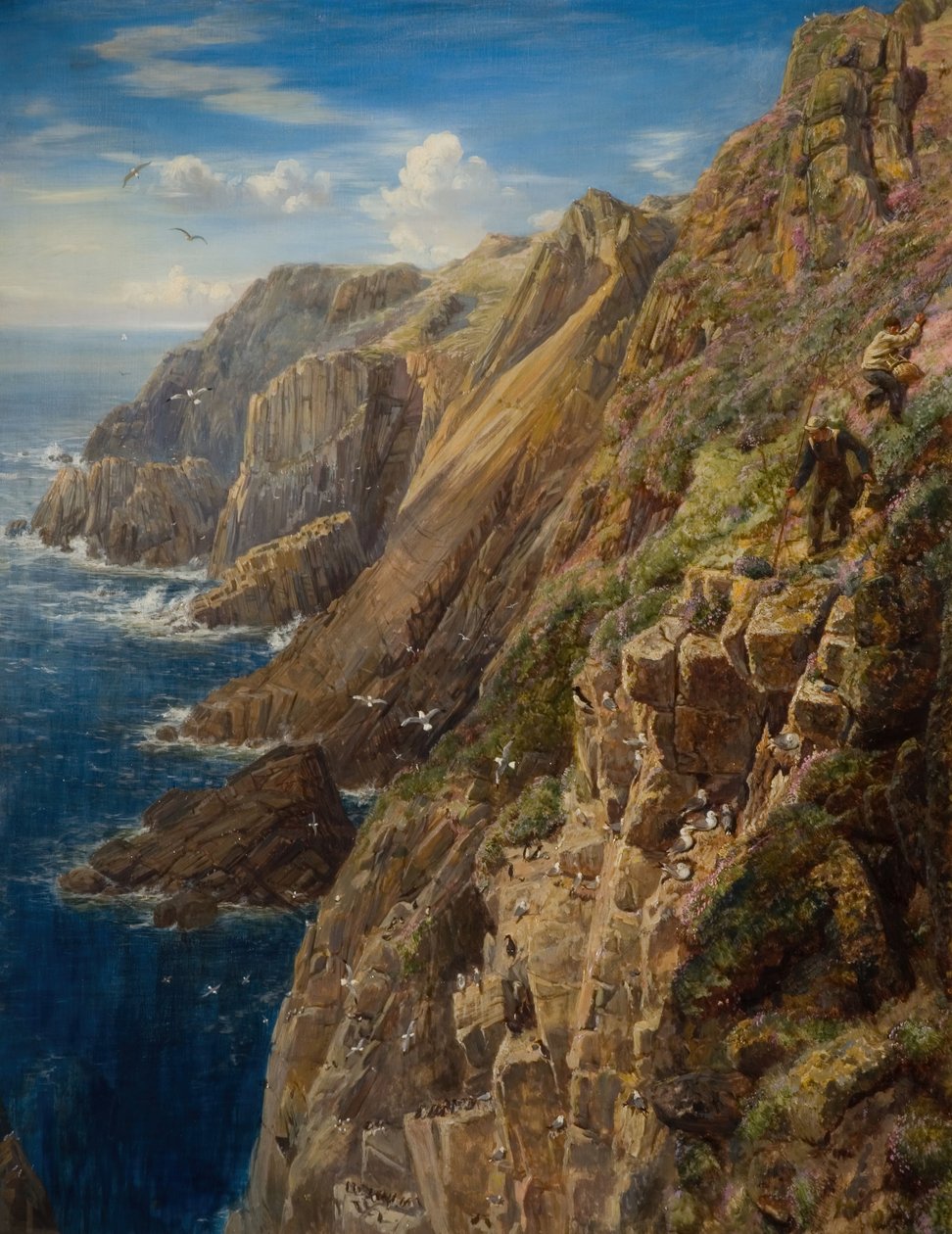 Lundy Island, 1857 door Charles Thomas Burt
