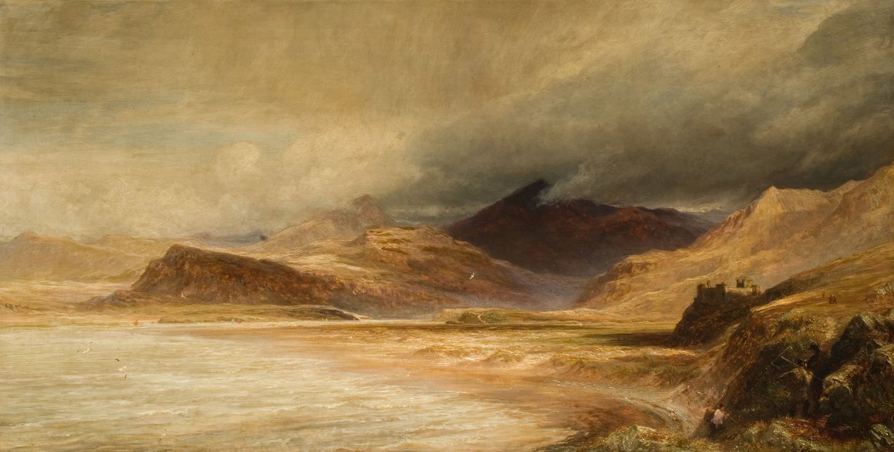 Snowdon vanuit Pernsarn, 1872 door Charles Thomas Burt