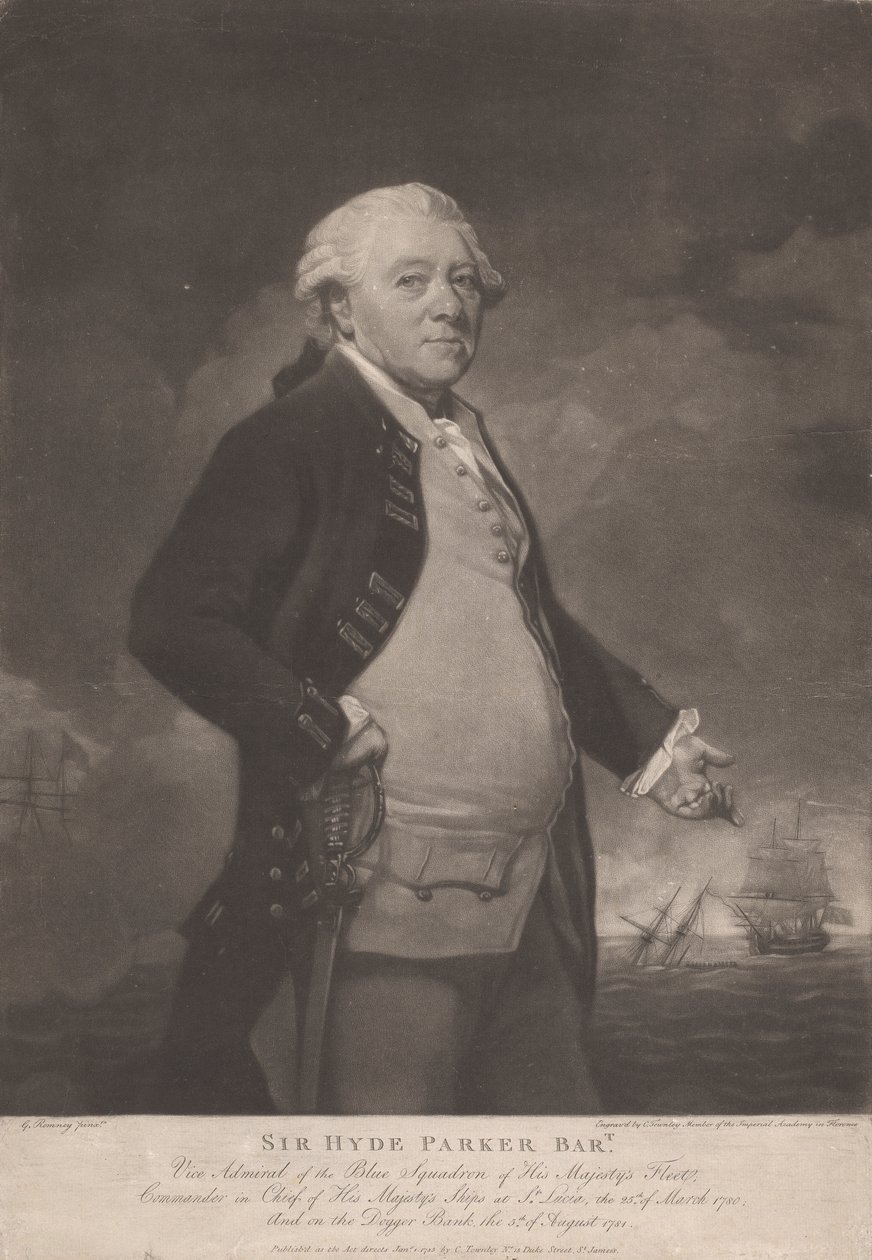 Sir Hyde Parker door Charles Townley