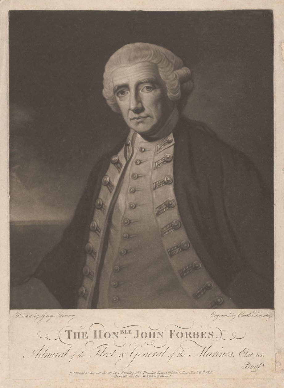 De Eerwaarde John Forbes door Charles Townley