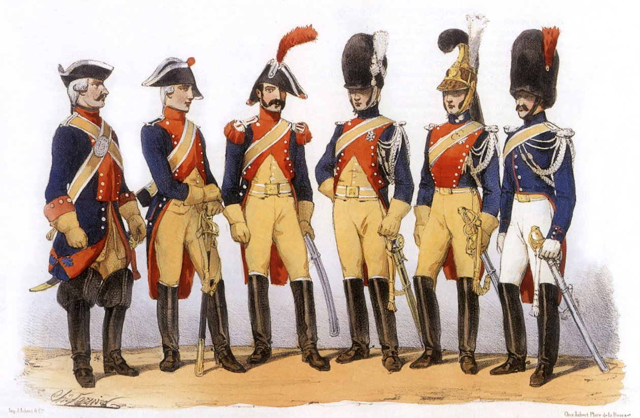 Uniformen van het Franse leger: Gendarmes door Charles Vernier