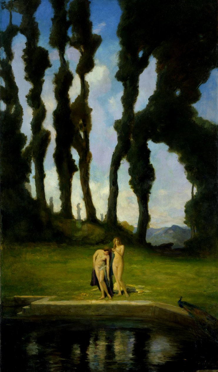 Na het bad, 1910 door Charles Walter Stetson