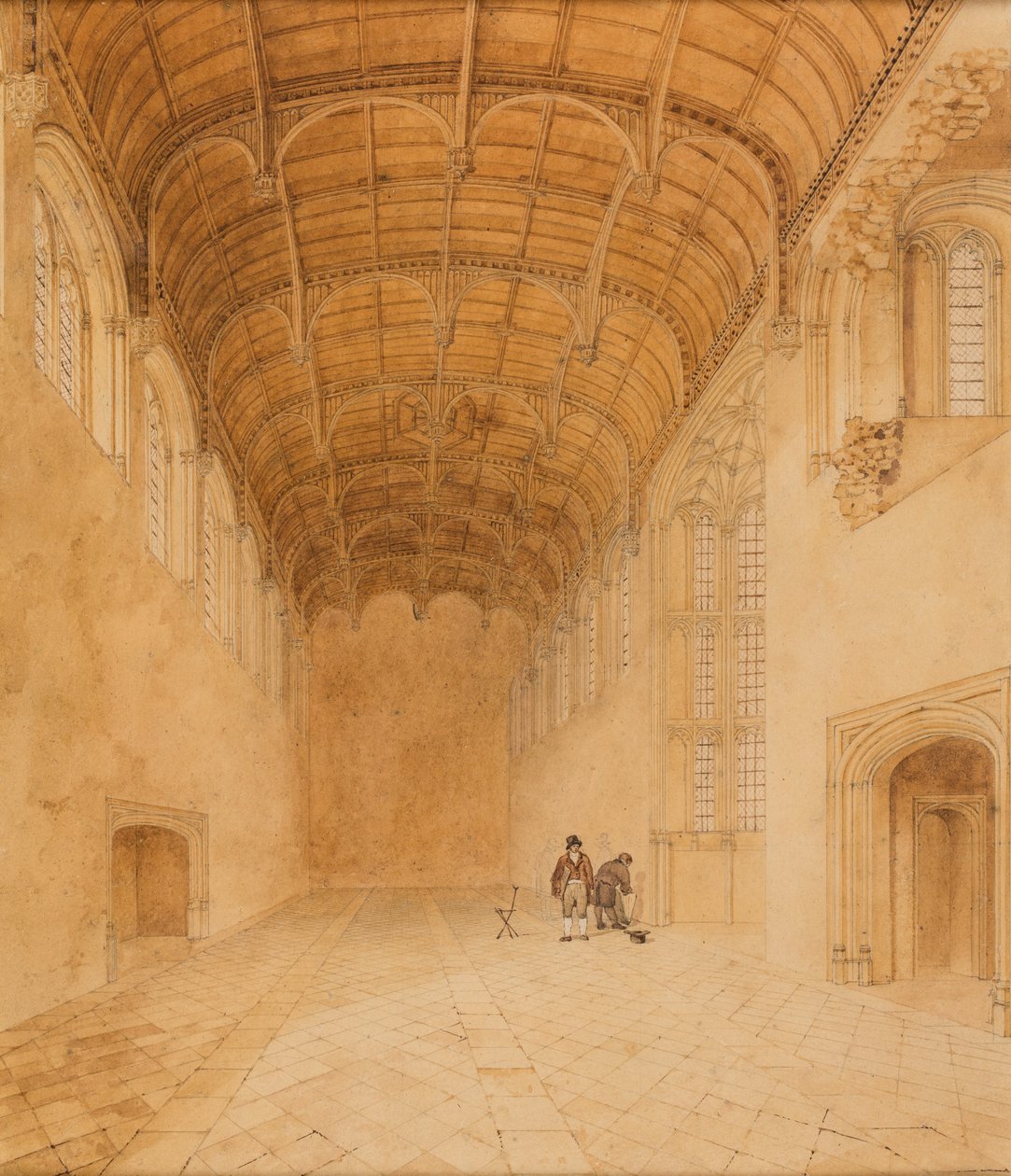 Crosby Hall (Nr.2), ca. 1818 door Charles Wild