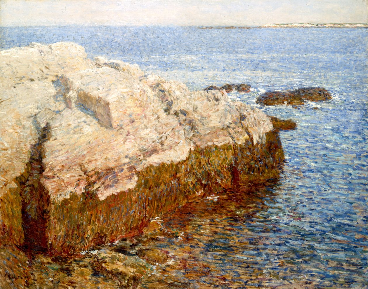 Cliff Rock door Childe Hassam