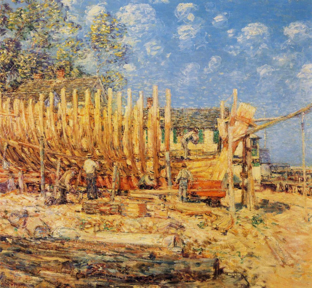 Onbekend schilderij door Childe Hassam