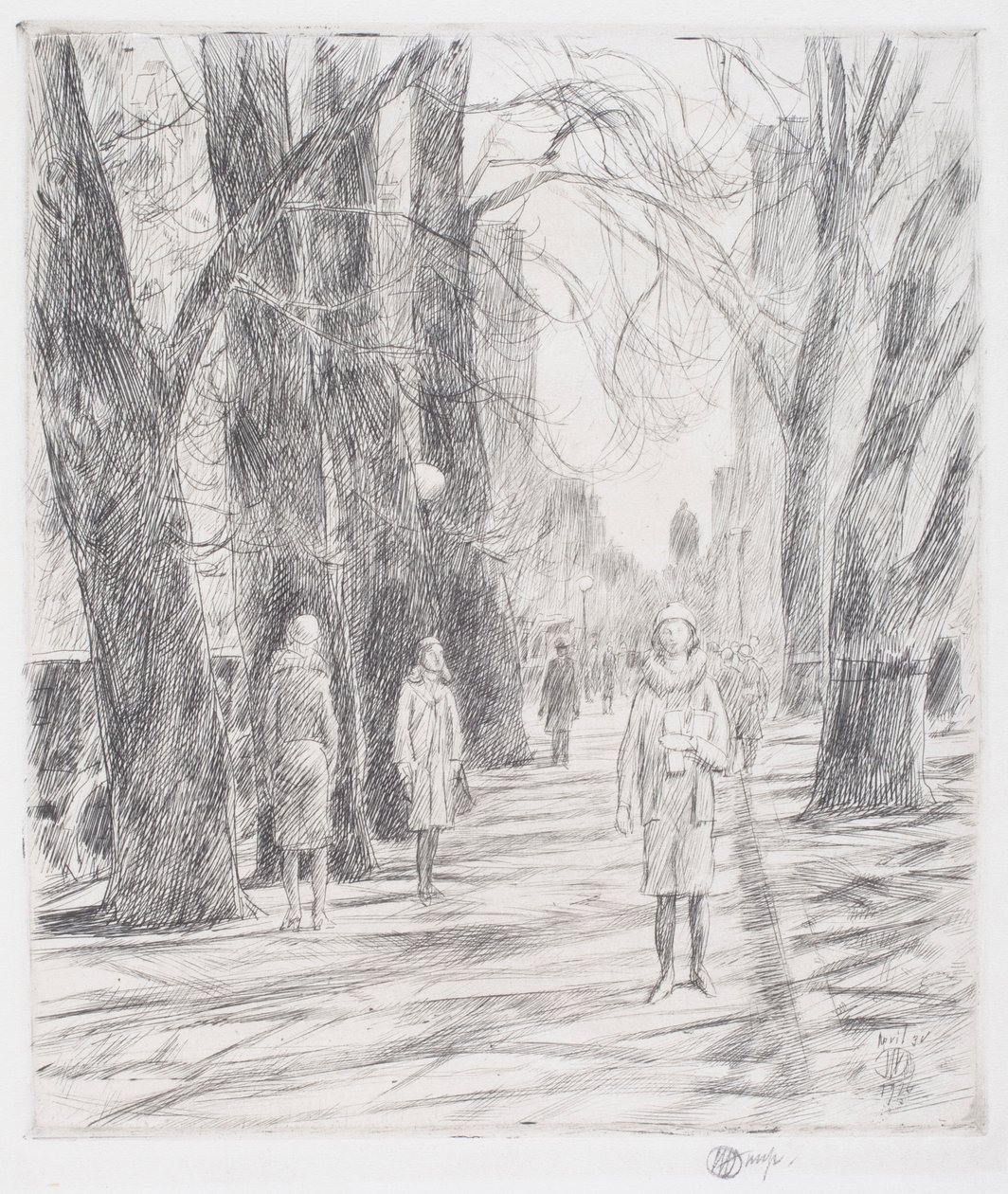 Lafayette Square, Washington door Childe Frederick Hassam