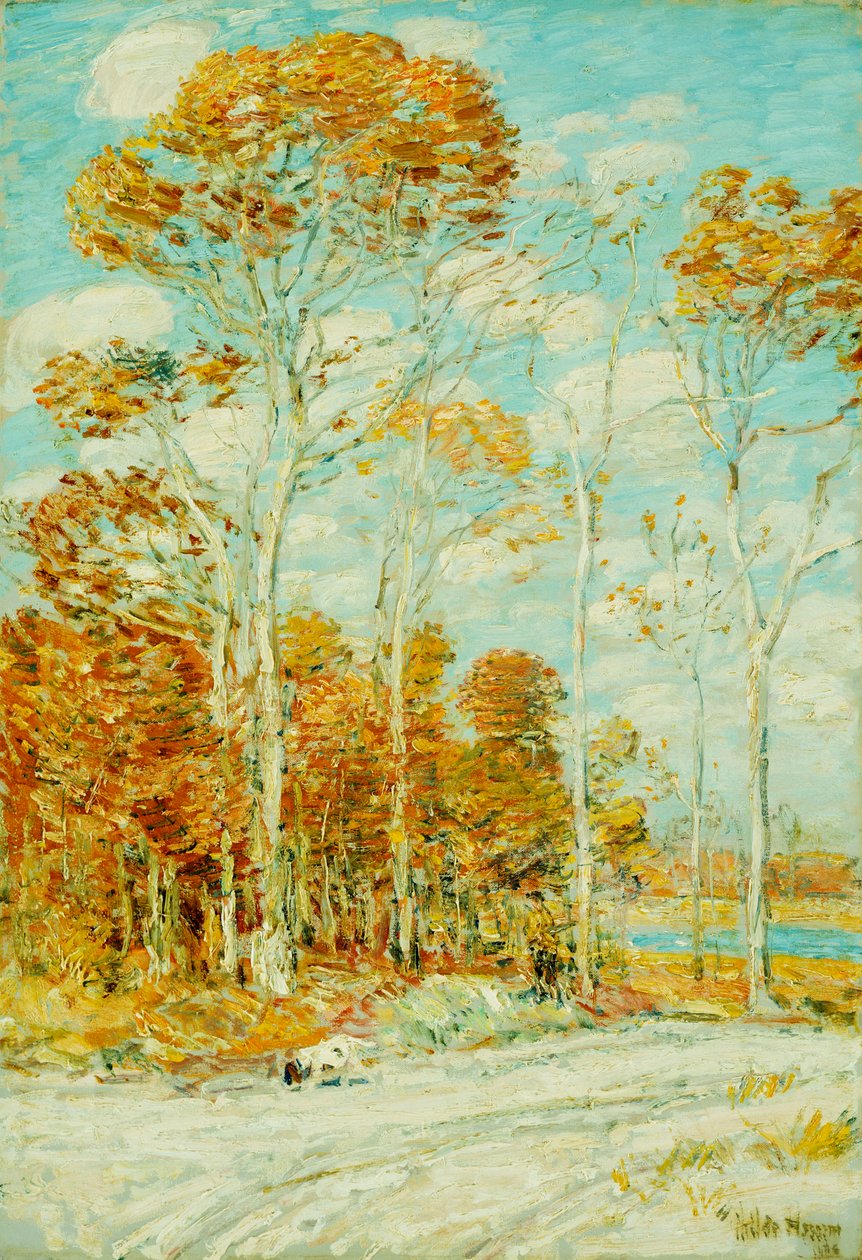 Het Nest van de Havik door Childe Frederick Hassam