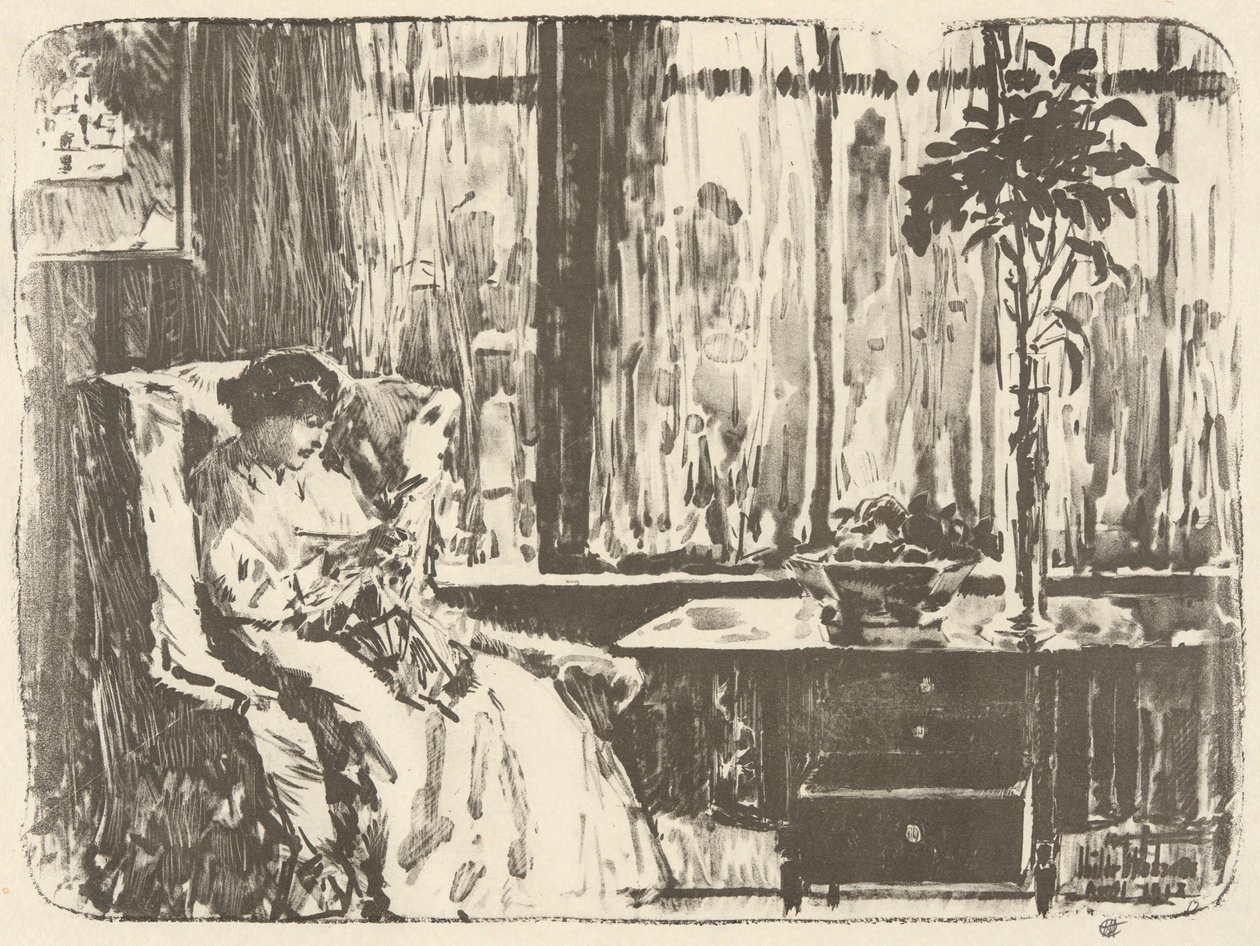 Brede Gordijn door Childe Hassam