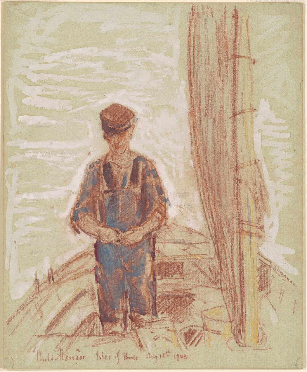 Visser, Isle of Shoals door Childe Hassam