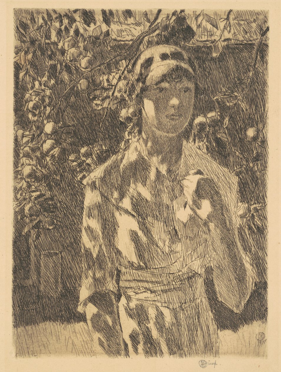 Helen Burke door Childe Hassam