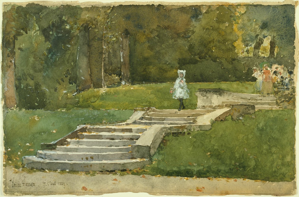 Saint-Cloud door Childe Hassam