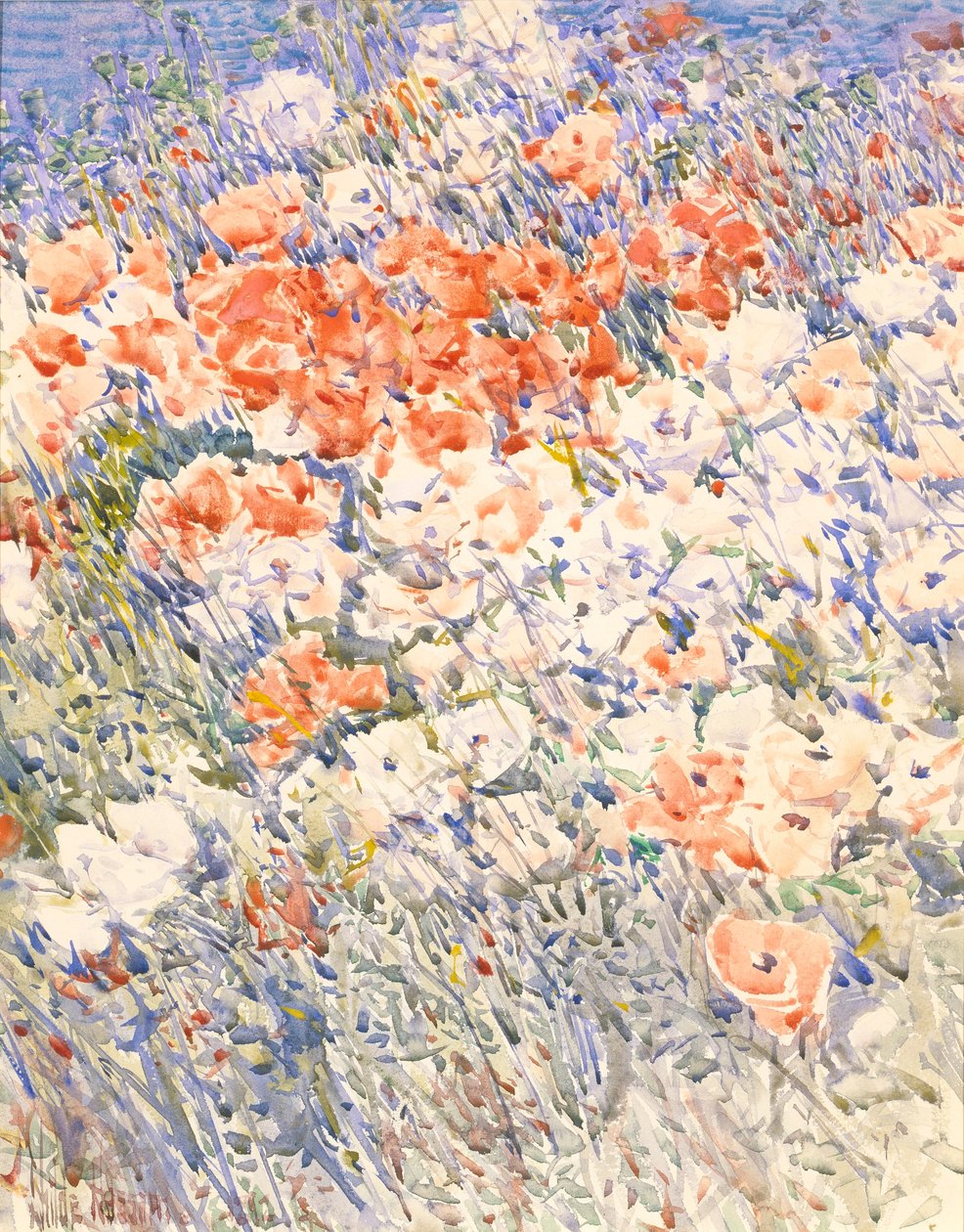 De eilandtuin door Childe Hassam