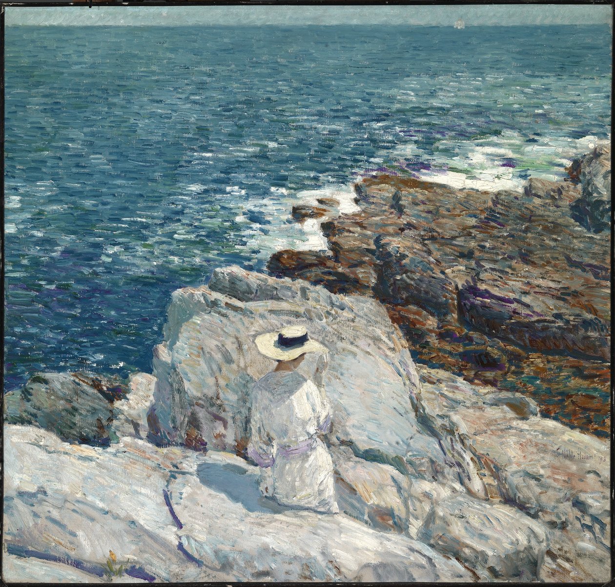 De zuidelijke richels, Appledore door Childe Hassam
