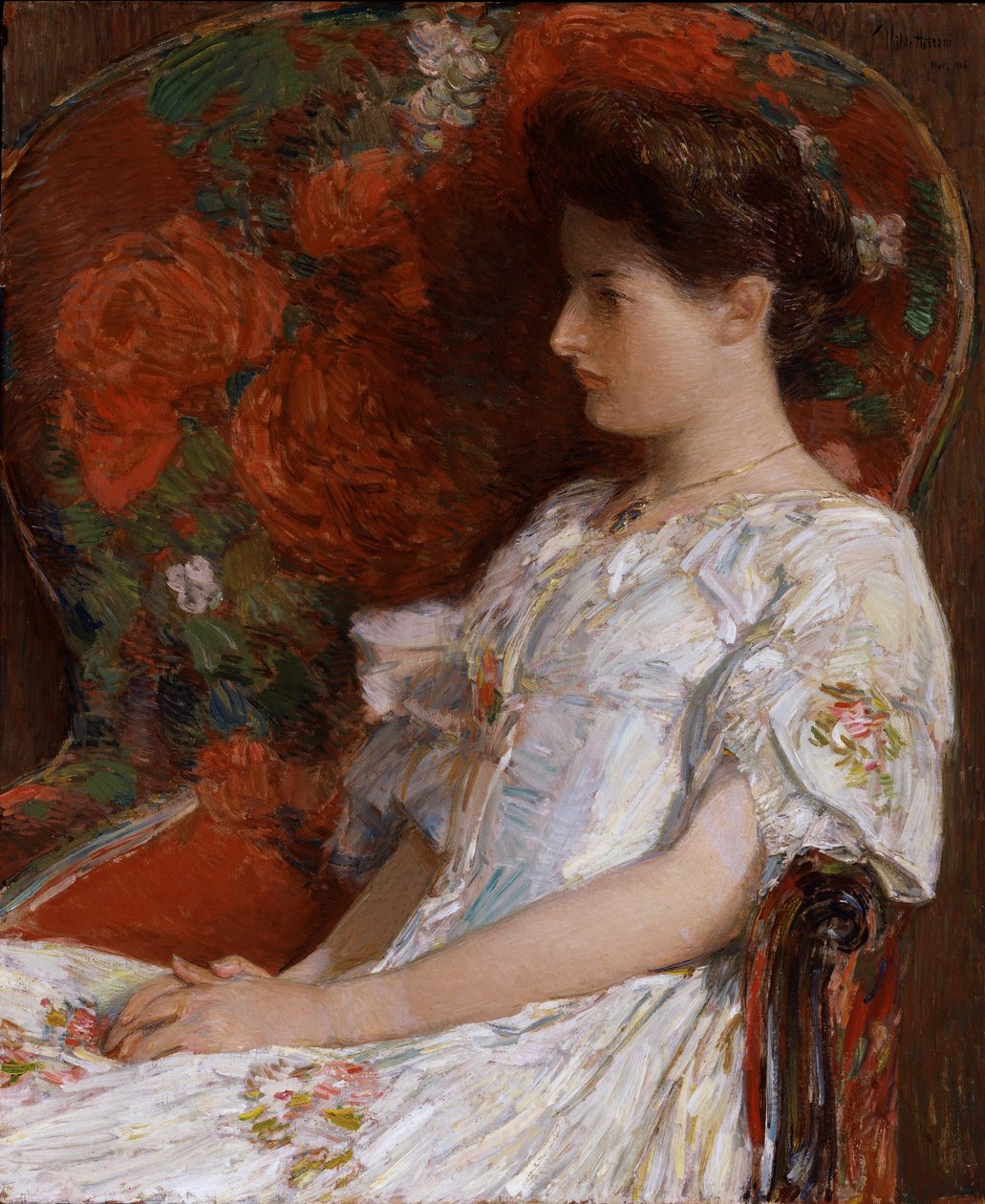 De Victoriaanse Stoel door Childe Hassam