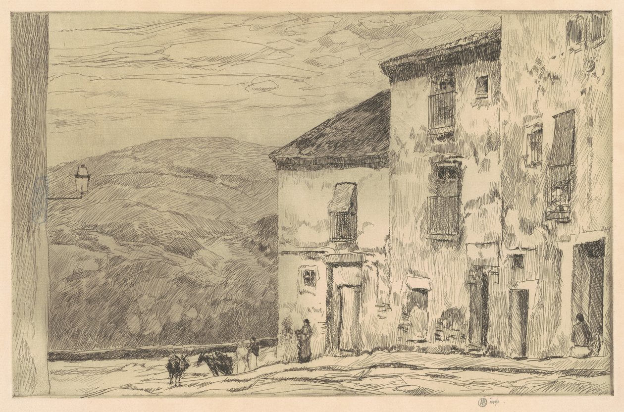 Toledo door Childe Hassam