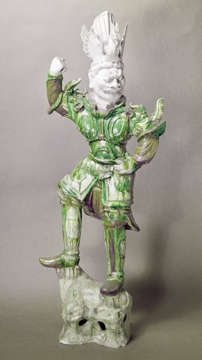 Aardewerk grafbewaker, Chinees, Tang-dynastie (618-906) door Chinese School