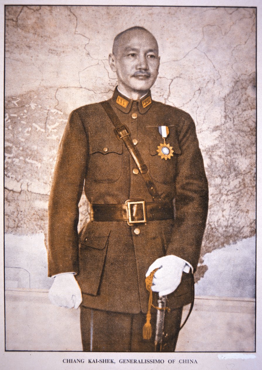 Generalissimo Chiang Kai-Shek door Chinese Photographer