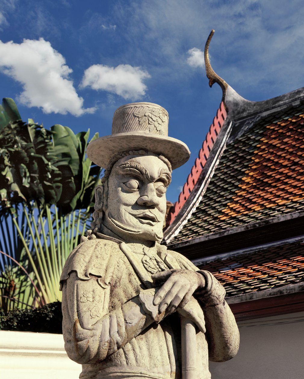 Deurwachter door Chinese School