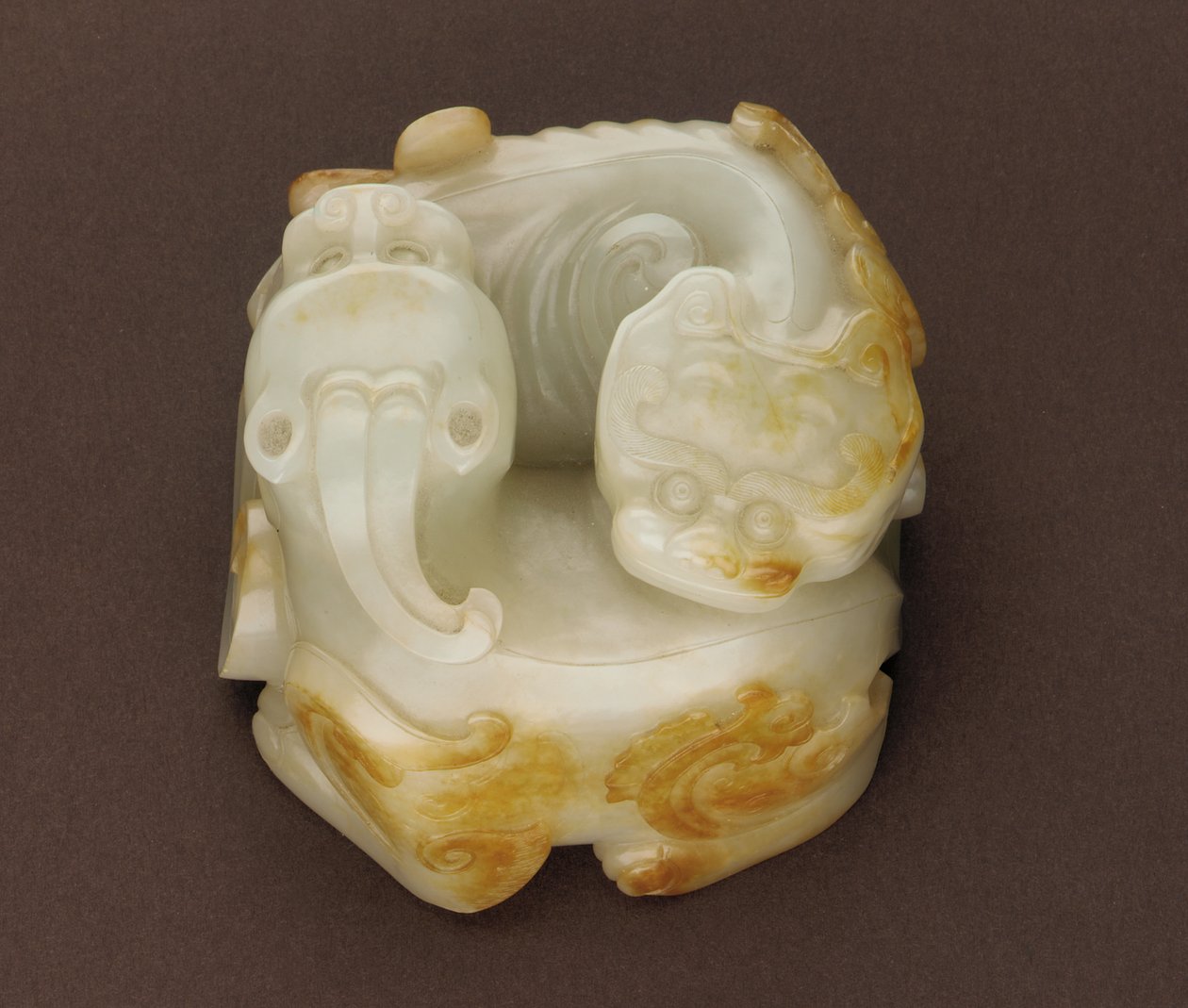 Dubbele chimera, 17e-18e eeuw door Chinese School