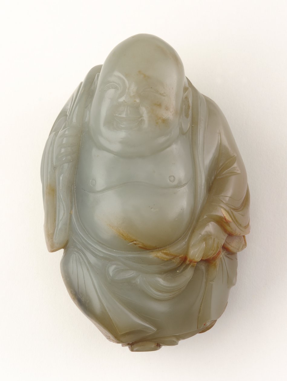 Beeld van Budai, ca. 17e-18e eeuw door Chinese School