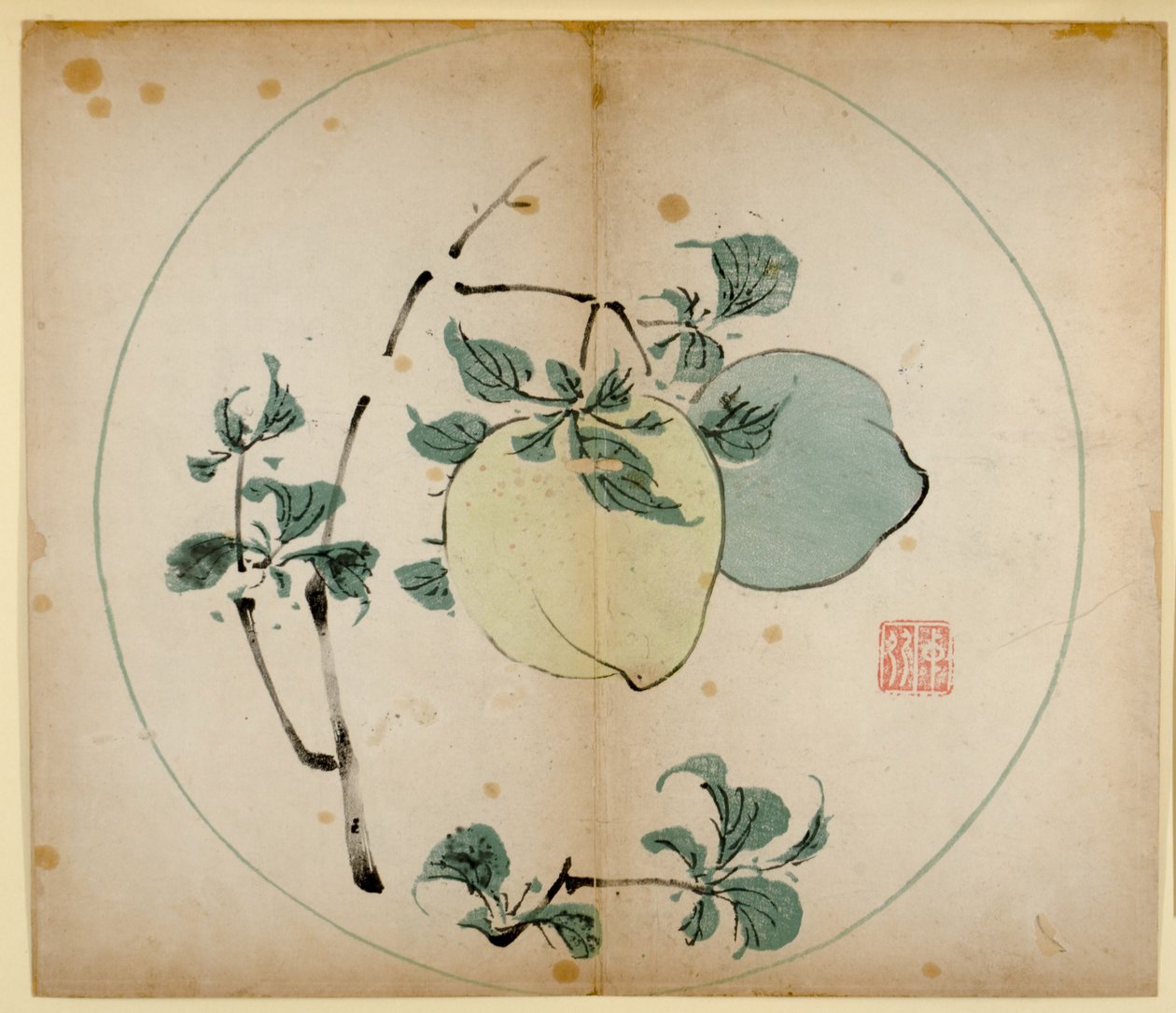 Tien Bamboe Studio Afdrukken, 1643 door Chinese School