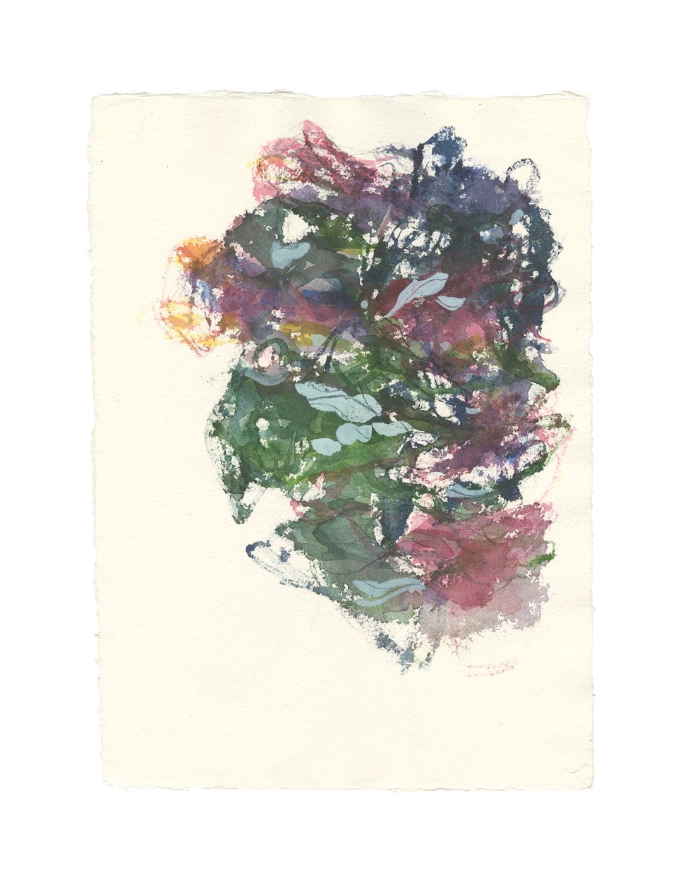 Abstracte compositie, organische serie, 2021 door Ching Fun Tso