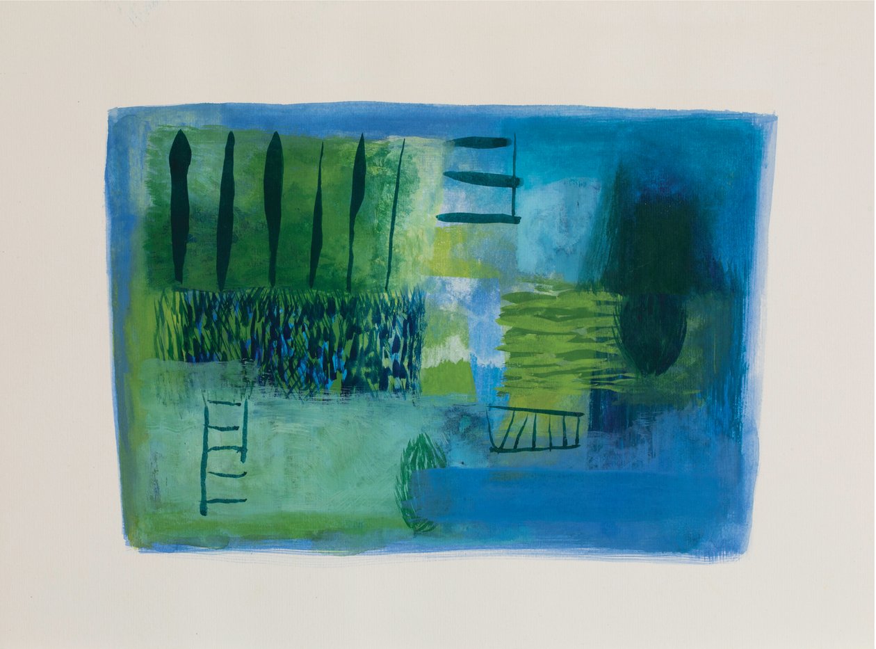 Blauwe tuin, 2003 door Ching Fun Tso