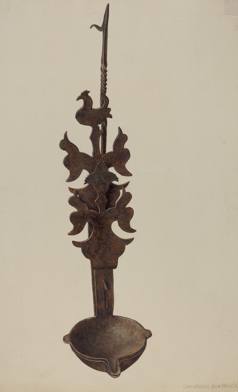 Lamp door Christabel Scrymser