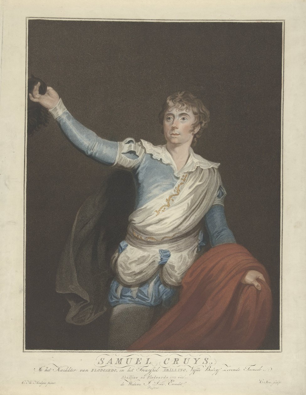Portret van Samuel Cruys door Christiaan Josi