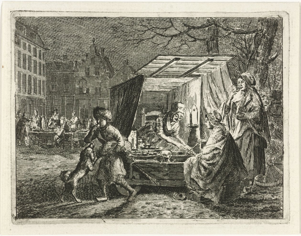 Oliebollenkraam door Christiaan Meijer