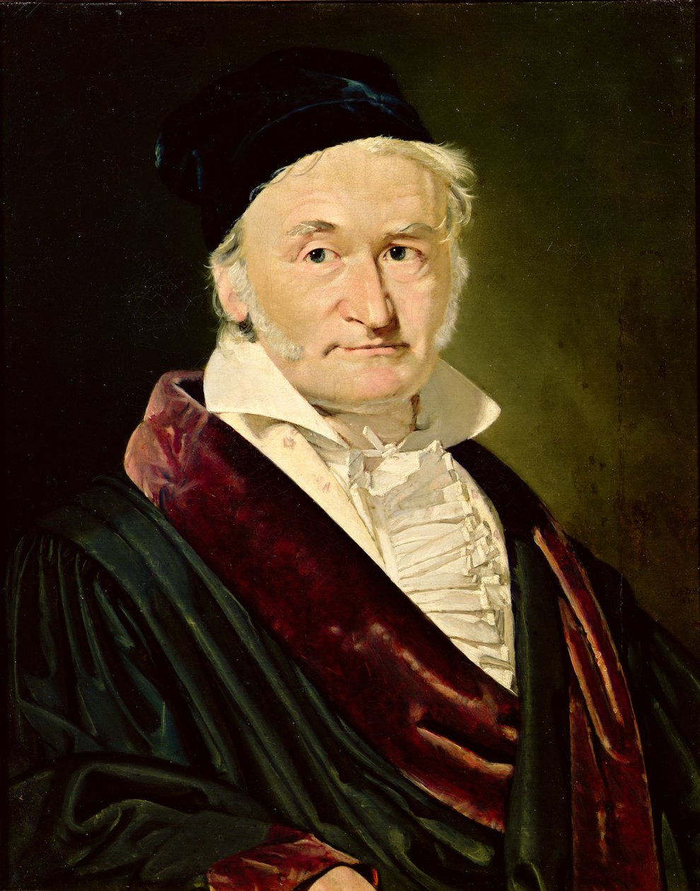 Portret van Carl Friedrich Gauss, 1840 door Christian Albrecht Jensen