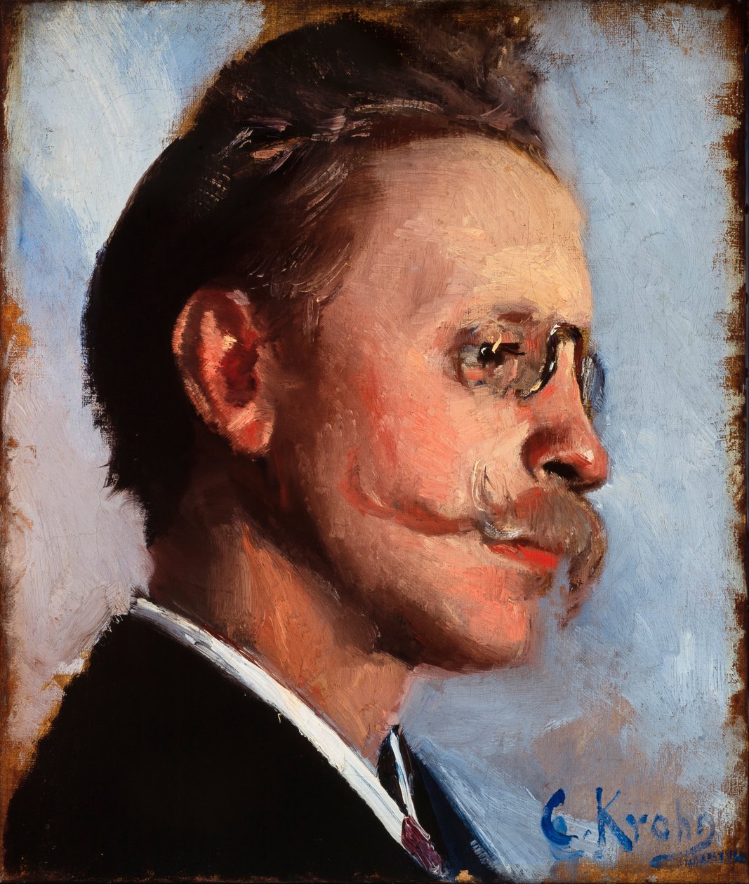 Otto Benzon door Christian Krohg