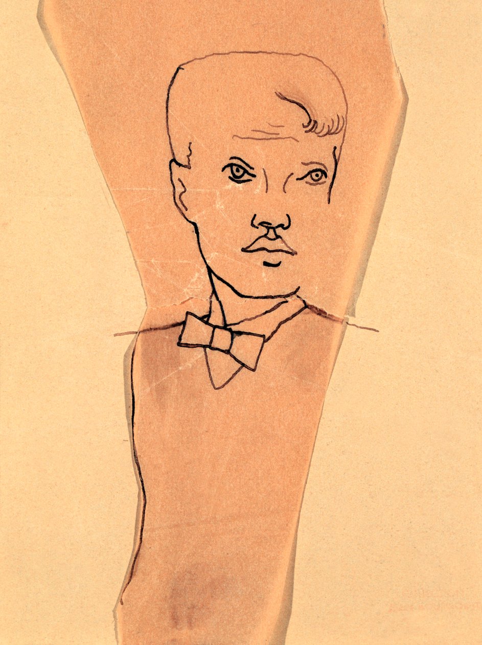 Portret van Rene Crevel, 1900-1935 door Christian Bérard
