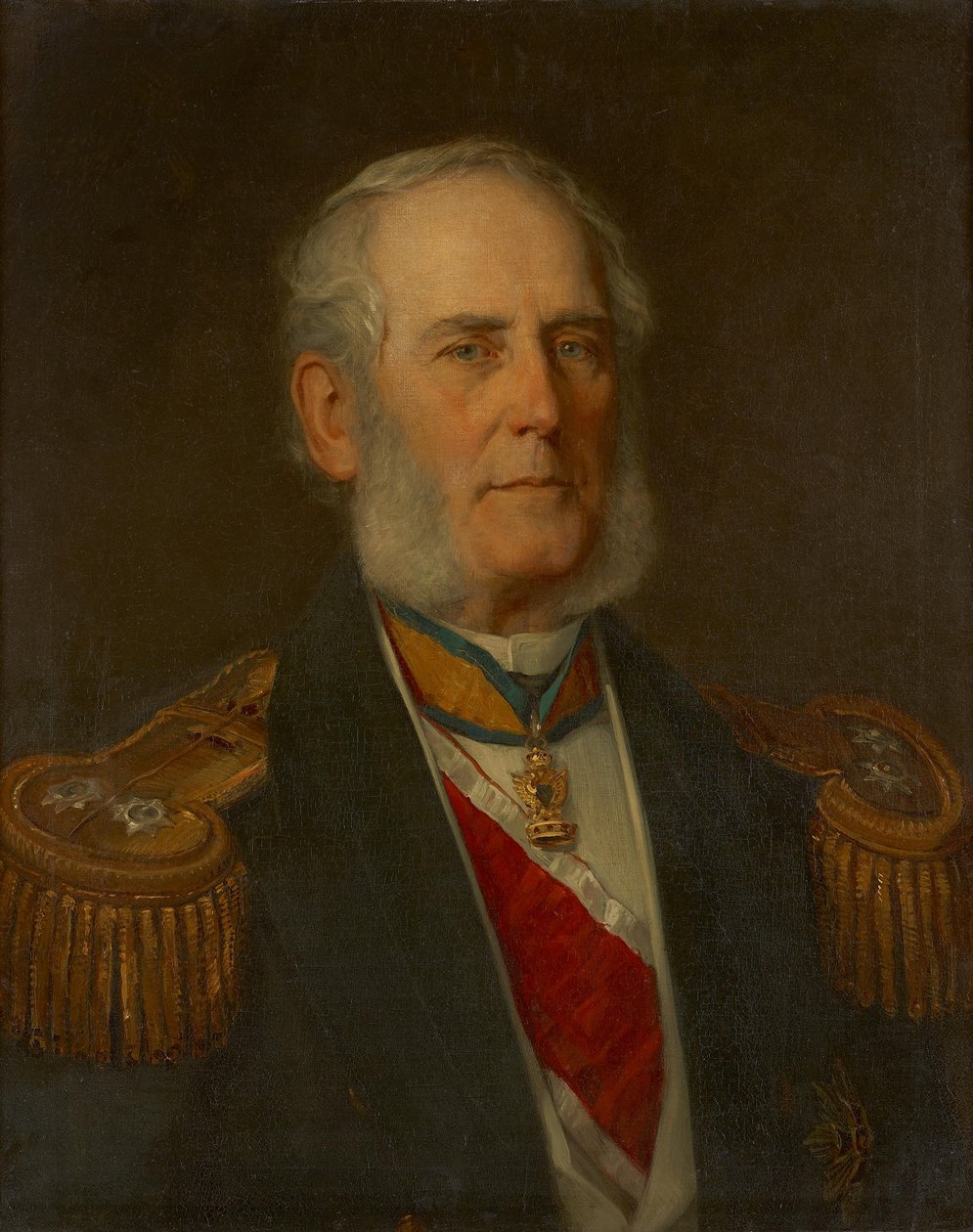 Bernhard Freiherr von Wüllerstorf-Urbair door Christian Griepenkerl