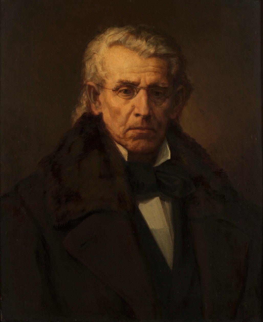 De schilder Josef von Führich door Christian Griepenkerl