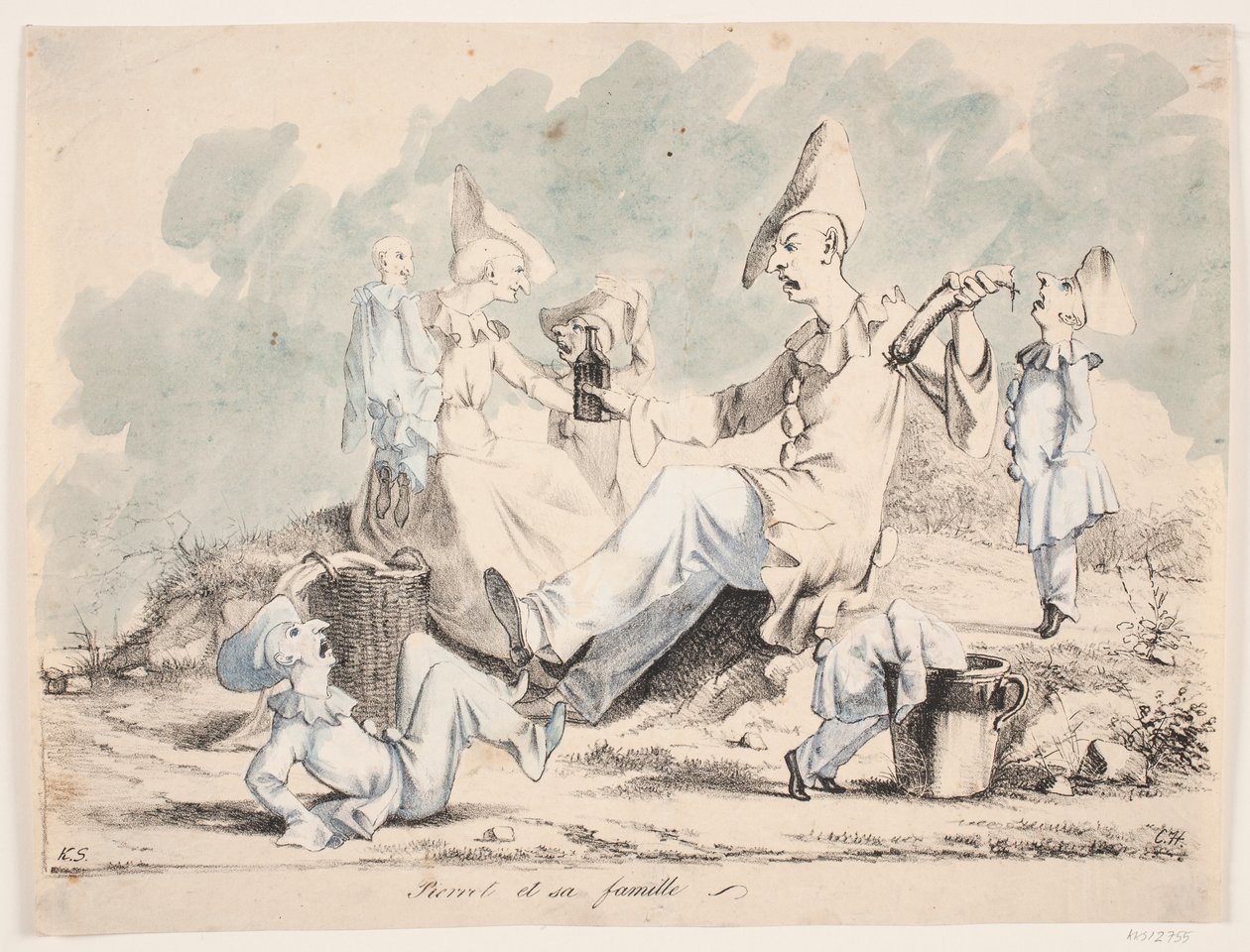 "Pierrot en zijn Familie" door Christian Holm