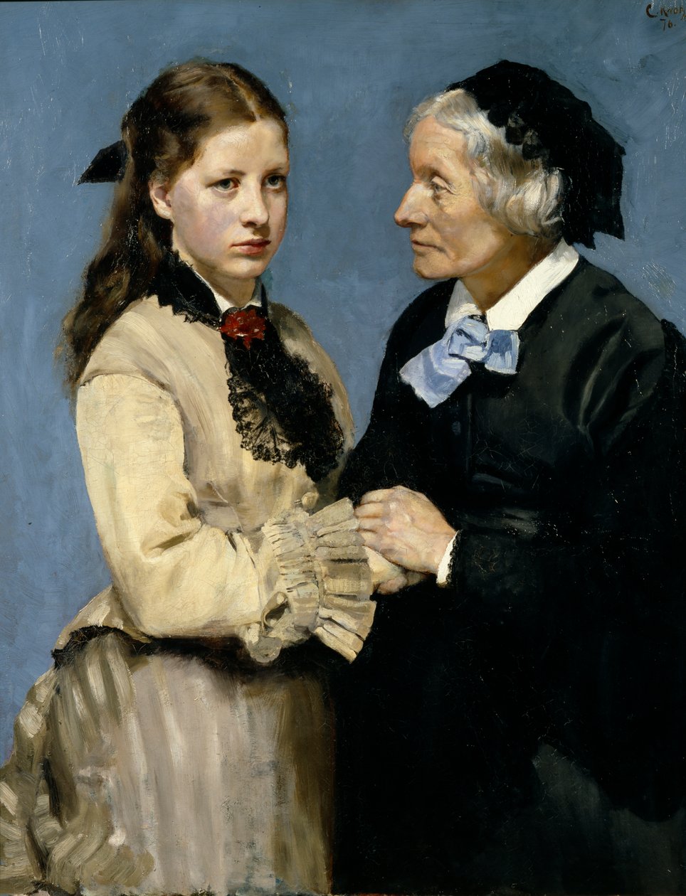 Een afscheid door Christian Krohg