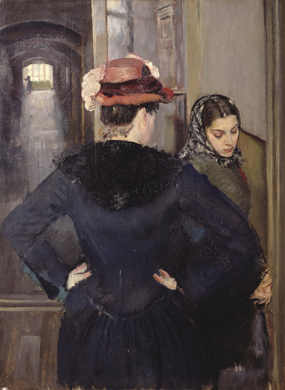 Een ontmoeting (Albertine) door Christian Krohg