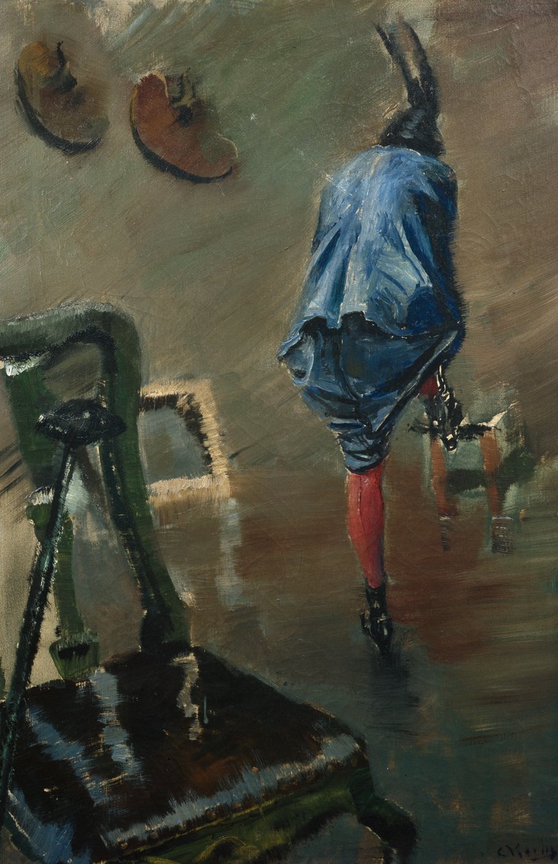 Knopen van de laarzen door Christian Krohg