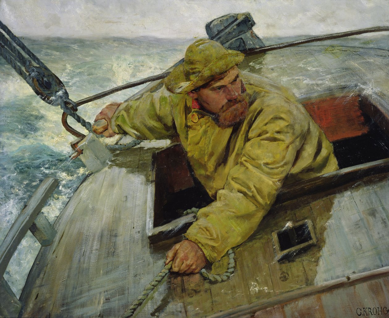 Hard Alee door Christian Krohg